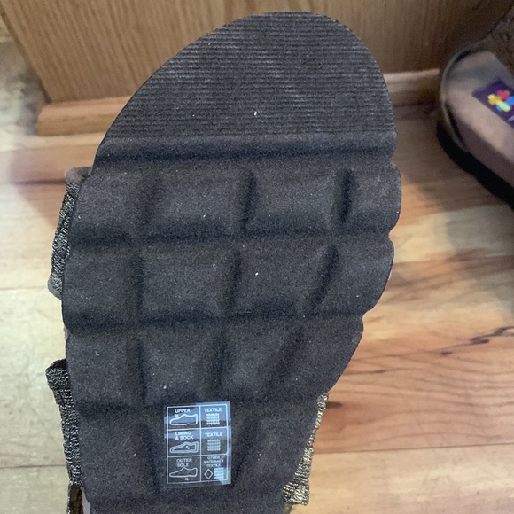 Zee Alexis Fran 40 bronze metallic elastic cross cross rear zip comfort sandals - Picture 7 of 13